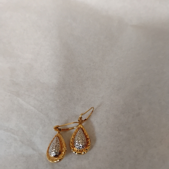 14K Lever back Reversible